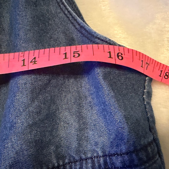 Denim Blue Button-Down Dress - Picture 14 of 14